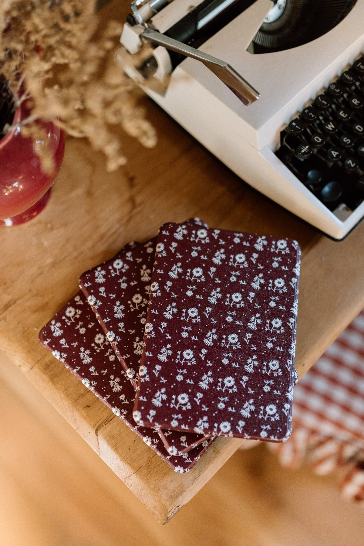 Burgundy Blossom  - Kindle Case